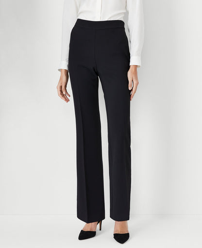 The Petite Side Zip Trouser Pant in Fluid Crepe