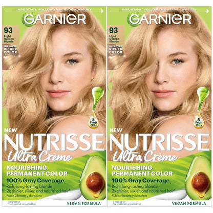 Garnier Hair Color Nutrisse Nourishing Creme, 40 Dark Brown (Dark Chocolate) Permanent Hair Dye, 1 Count (Packaging May Vary)