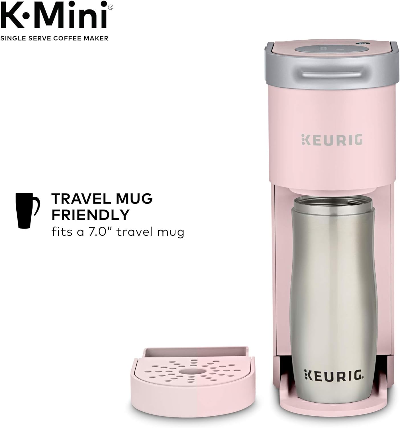 Keurig K-Mini Single Serve K-Cup Pod Coffee Maker, 6 to 12oz Brew size, with Cord Storage, Perfect for Small Spaces, Black