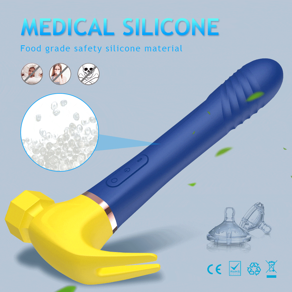 Hammer Dildo  Clit   Sucking Vibrator