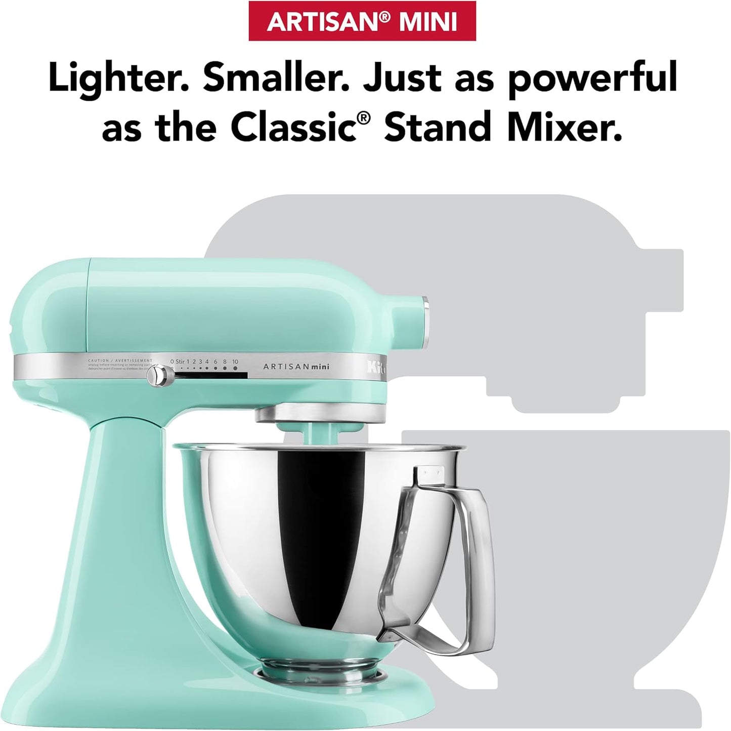 KitchenAid Artisan Mini 3.5 Quart Tilt-Head Stand Mixer - KSM3316X - Black Matte