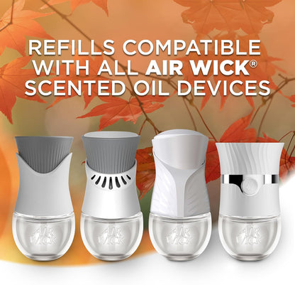 Air Wick Plug in Scented Oil Refill, 10ct, Lavender & Chamomile, Air Freshener, Essential Oils, Eco Friendly