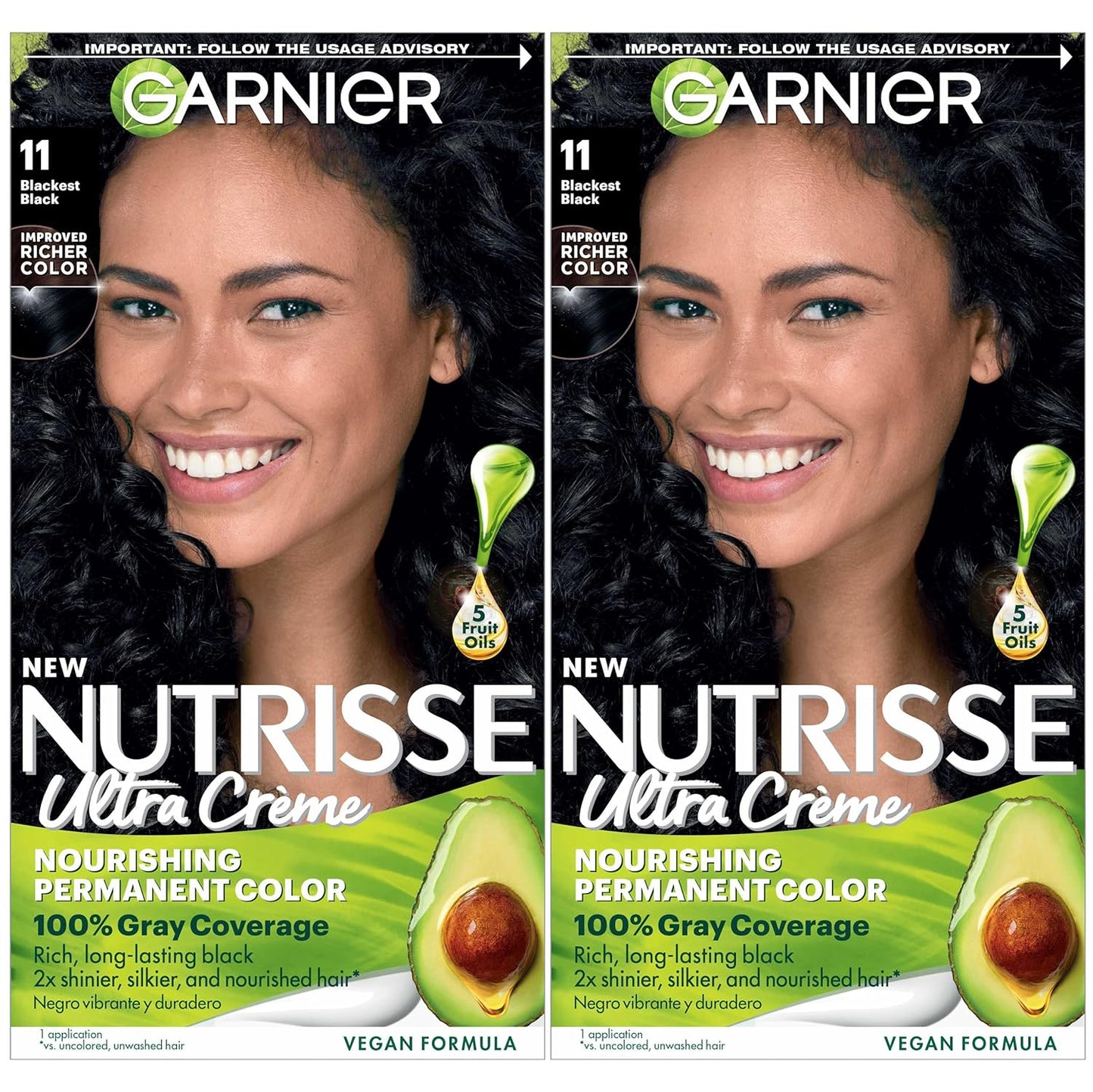 Garnier Hair Color Nutrisse Nourishing Creme, 40 Dark Brown (Dark Chocolate) Permanent Hair Dye, 1 Count (Packaging May Vary)