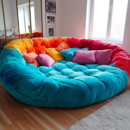 ⚡clearance sale🎁Winter Hot SaleThese Giant Circular Movie Sofas Might Be The Coziest Spot To Watch a Flick