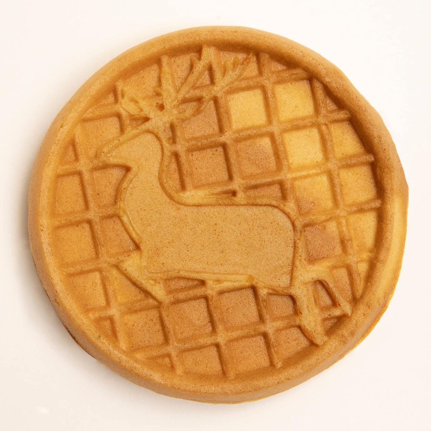 Nostalgia MyMini Cars and Trucks Shape Electric Waffle Maker, 5-Inch Non-Stick Griddle for Waffles, Hash Browns, Eggs, and More, Yellow