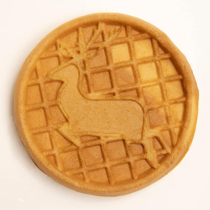 Nostalgia MyMini Cars and Trucks Shape Electric Waffle Maker, 5-Inch Non-Stick Griddle for Waffles, Hash Browns, Eggs, and More, Yellow