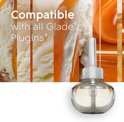 Glade PlugIns Refills Air Freshener, Scented and Essential Oils for Home and Bathroom, Apple Cinnamon, 3.35 Fl Oz, 5 Count