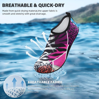Water Shoes for Women Men Quick-Dry Aqua Socks Swim Beach Barefoot Yoga Exercise Wear Sport Accessories Pool Camping Must Haves Adult Youth Size