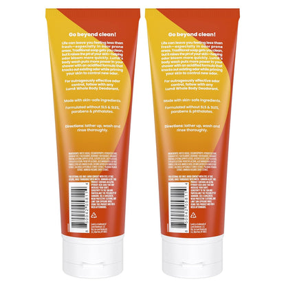 Lume Acidified Body Wash - 24 Hour Odor Control - Removes Odor Better than Soap - Moisturizing Formula - Formulated Without SLS or Parabens - OB/GYN Developed - 8.5 ounce (Peony Rose)