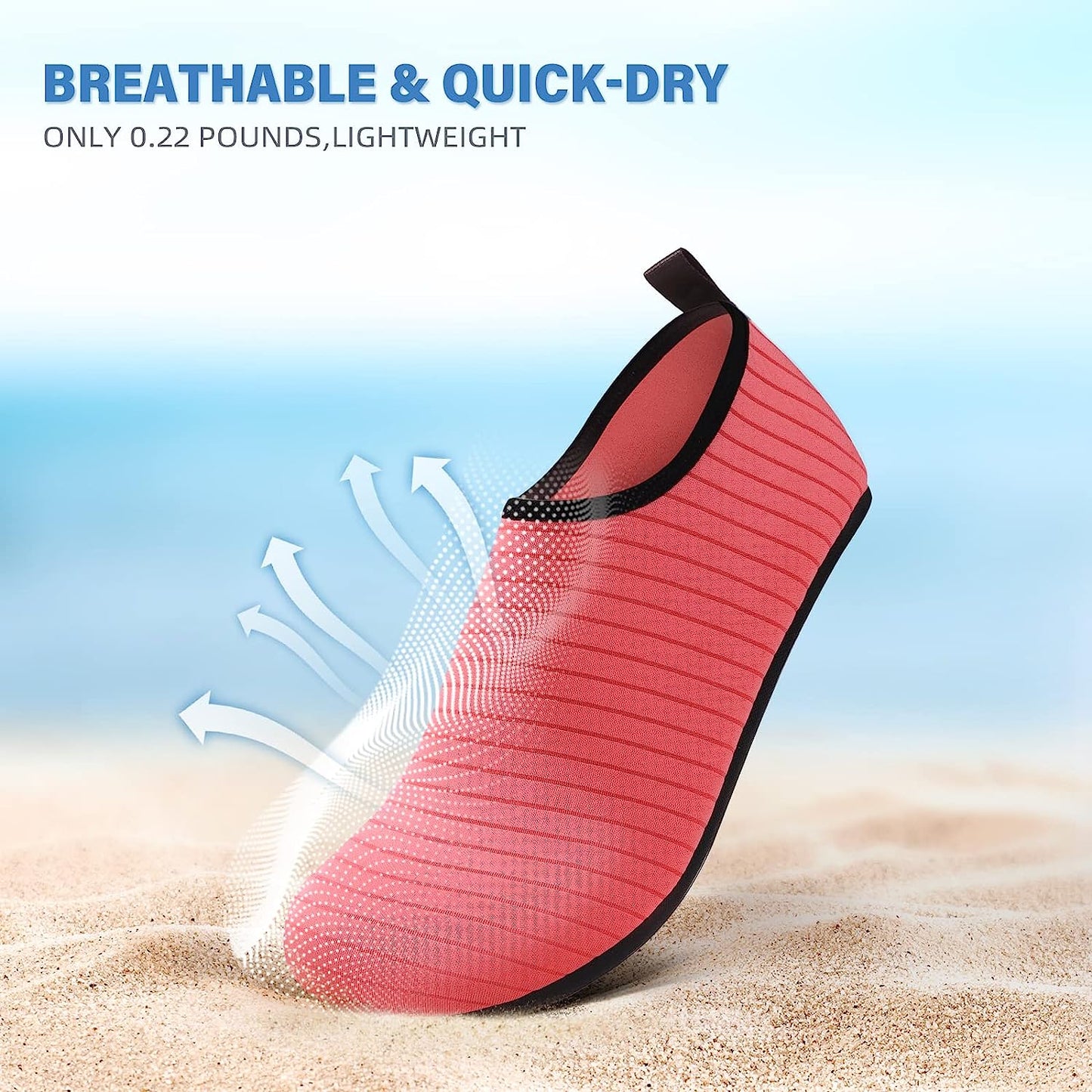Water Shoes for Women Men Quick-Dry Aqua Socks Swim Beach Barefoot Yoga Exercise Wear Sport Accessories Pool Camping Must Haves Adult Youth Size