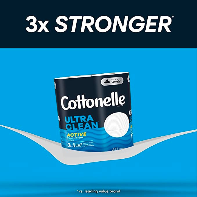 Ultra Clean Toilet Paper 48 Family Mega Rolls(Clearance Sale Only $2.99! Fast Shipping!)