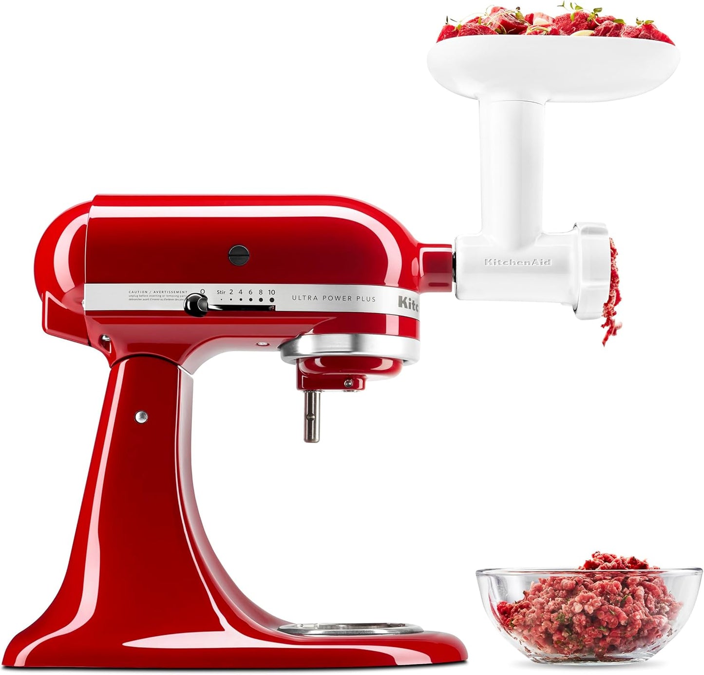 KitchenAid Classic Series 4.5 Quart Tilt-Head Stand Mixer K45SS, White
