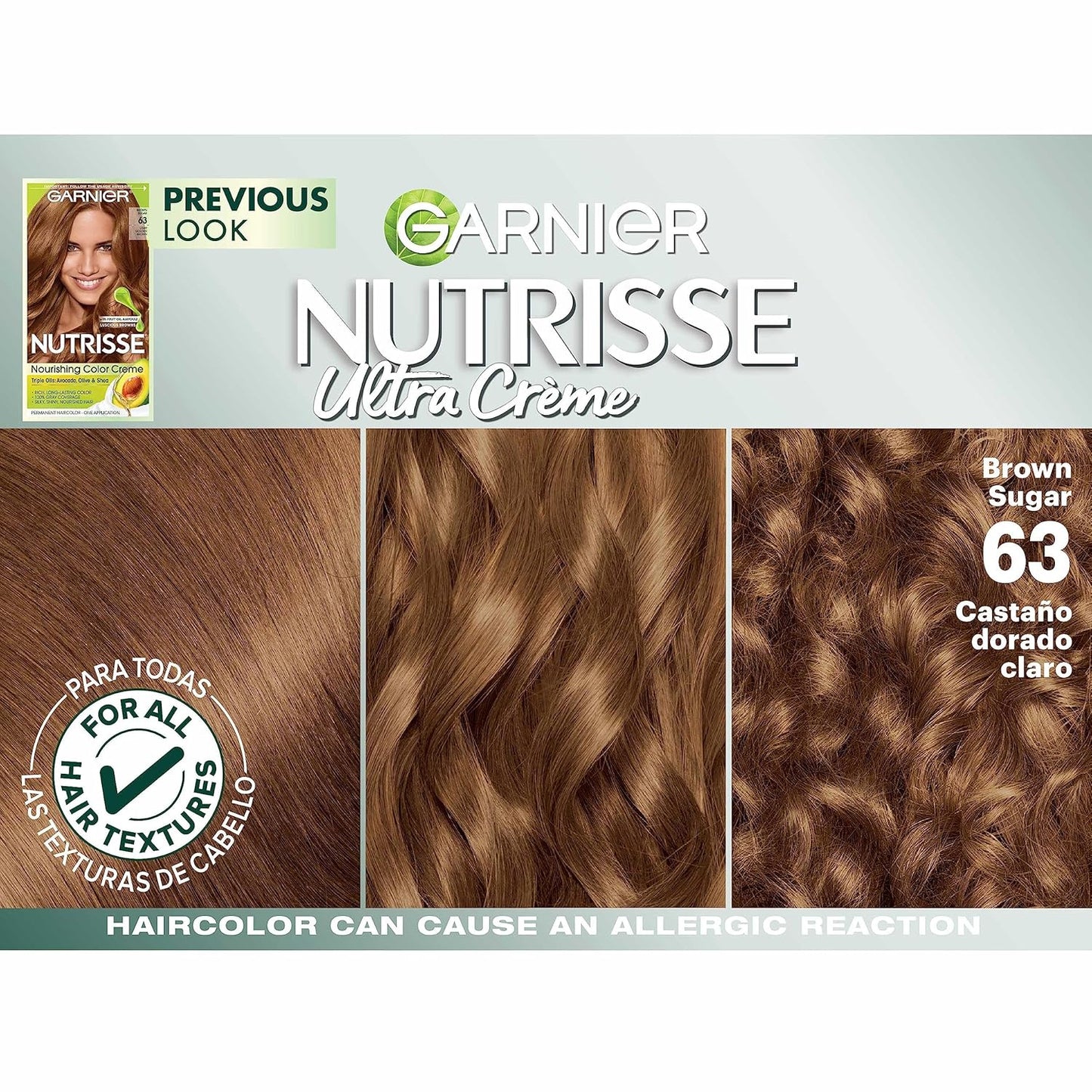 Garnier Hair Color Nutrisse Nourishing Creme, 40 Dark Brown (Dark Chocolate) Permanent Hair Dye, 1 Count (Packaging May Vary)