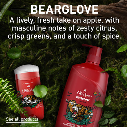 Old Spice Body Wash for Men, 24/7 Shower Fresh with Lasting Scent, Red Collection, Swagger with Cedarwood Scent, 24 fl oz (Pack of 2)