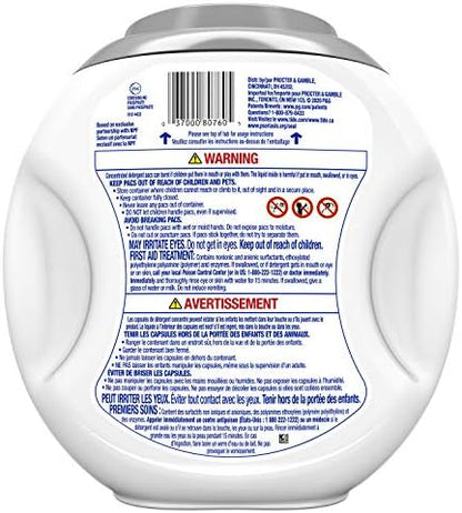 Tide Hygienic Clean Heavy 10x Duty Power PODS Laundry Detergent Pacs For Visible and Invisible Dirt, Spring Meadow Scent, 45 Count