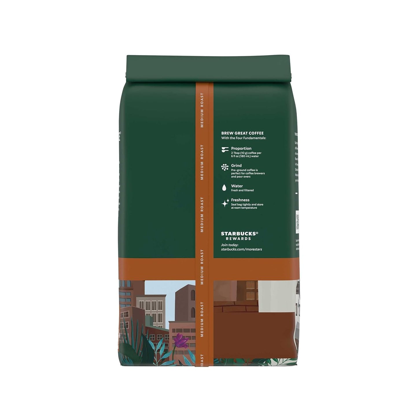Starbucks Ground Coffee, Medium Roast Coffee, Pike Place Roast, 100% Arabica, 1 Bag (28 Oz)
