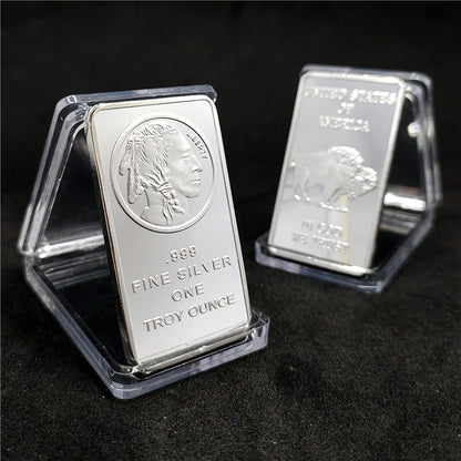 🔥Buffalo Silver Bar | Silvertowne Mint 999 Silver Bar