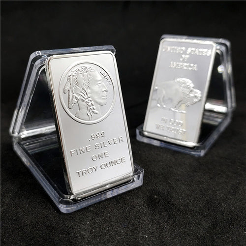 🔥Buffalo Silver Bar | Silvertowne Mint 999 Silver Bar
