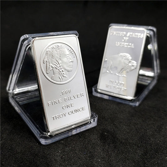 🔥Buffalo Silver Bar | Silvertowne Mint 999 Silver Bar
