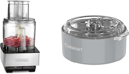 Cuisinart Food Processor 14-Cup Vegetable Chopper for Mincing, Dicing, Shredding, Puree & Kneading Dough, Stainless Steel, DFP-14BCNY