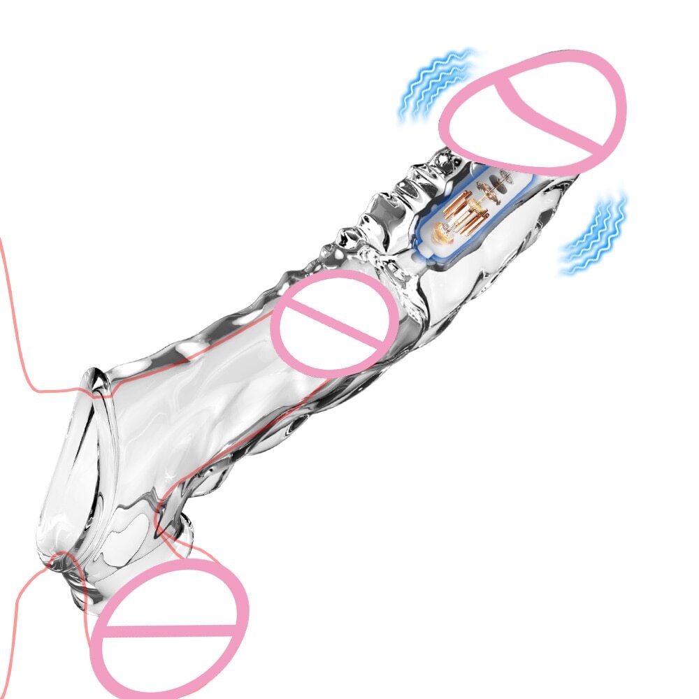 2023 latest hot style low price -Reusable penis extension vibrator