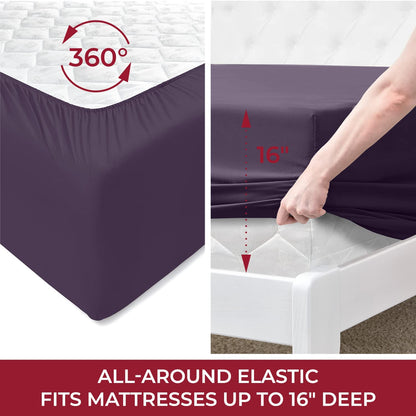 Queen Sheet Sett- 4 Piece