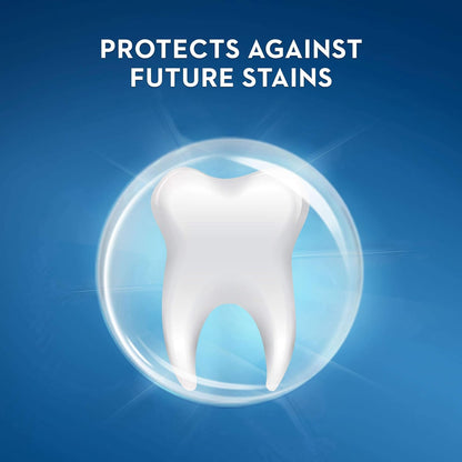 Crest 3D White Advanced Luminous Mint Teeth Whitening Toothpaste, 3.7 oz Pack of 4 - Helps Remove Surface Stains, Whitens Teeth, Strengthens Tooth Enamel, Protects Against Cavities