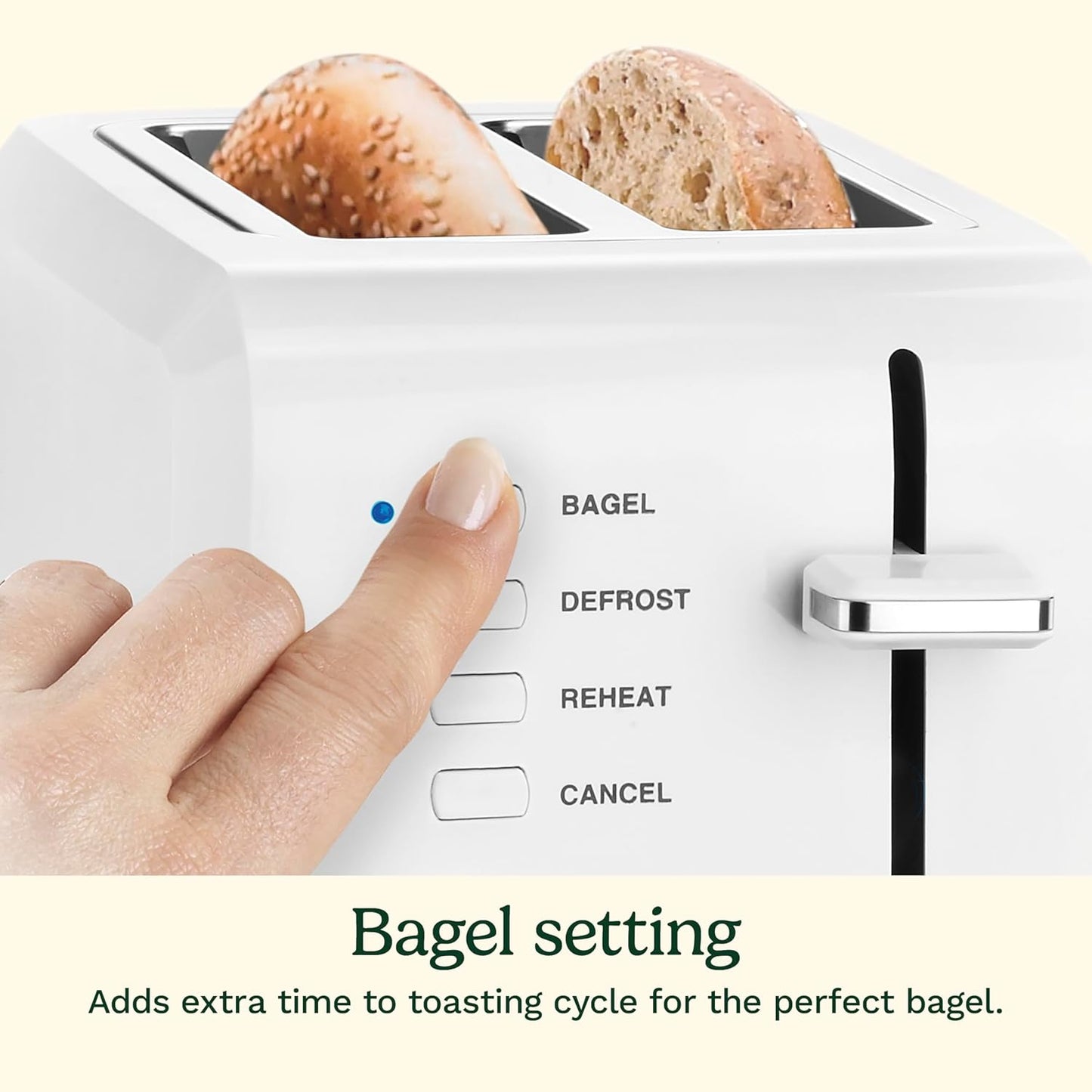 Cuisinart CPT-122BK 2-Slice Compact Plastic Toaster, Black