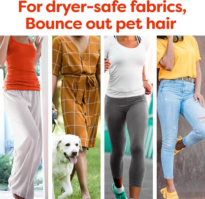 Bounce Pet Hair and Lint Guard Mega Fabric Softener Dryer Sheets with 3X Pet Hair Fighters, Fresh Scent, 180 Count, Bounce Dryer Sheets, Pet Hair Remover for Laundry