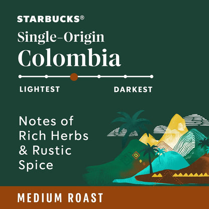 Starbucks Ground Coffee, Medium Roast Coffee, Pike Place Roast, 100% Arabica, 1 Bag (28 Oz)