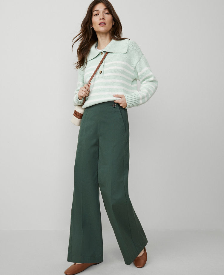 Weekend Collection Wide-Leg Sailor Pant