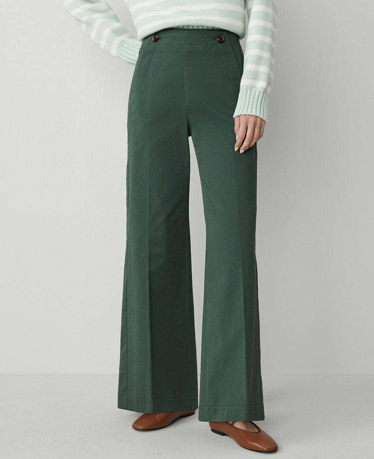 Weekend Collection Wide-Leg Sailor Pant