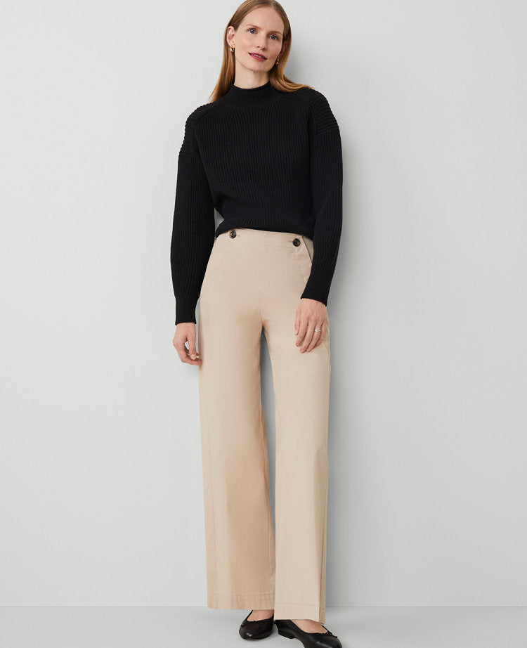 Weekend Collection Wide-Leg Sailor Pant