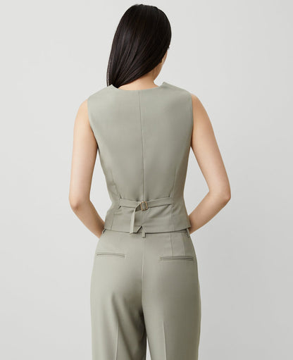 The Tailored Button Pocket Vest