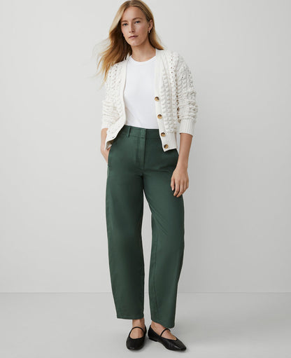 Weekend Collection Seamed Barrel Ankle Pant