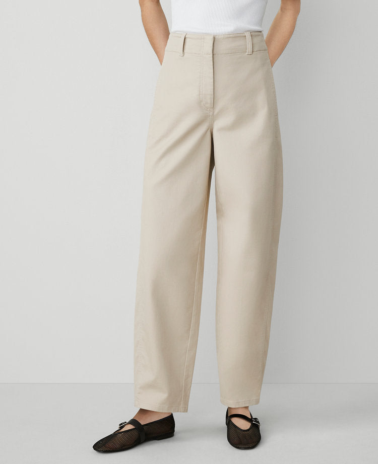 Weekend Collection Seamed Barrel Ankle Pant