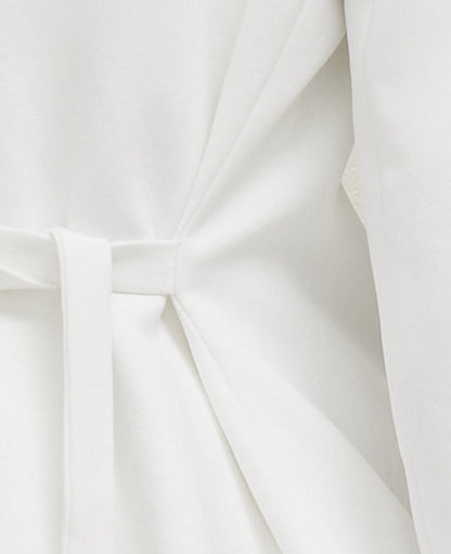 Crinkle Belted Blazer