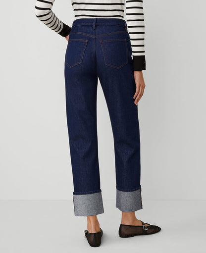 The Cuffed Straight Jean