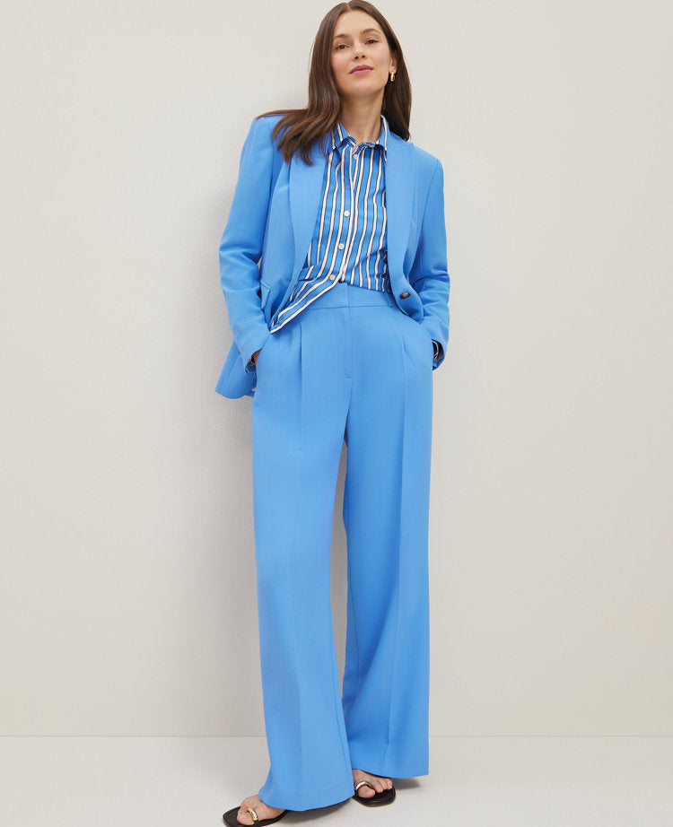 The Wide-Leg Pant in Fluid Crepe