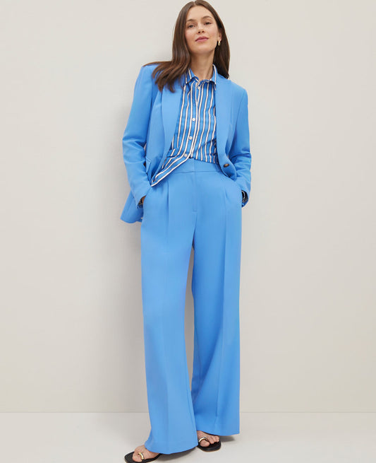 The Wide-Leg Pant in Fluid Crepe