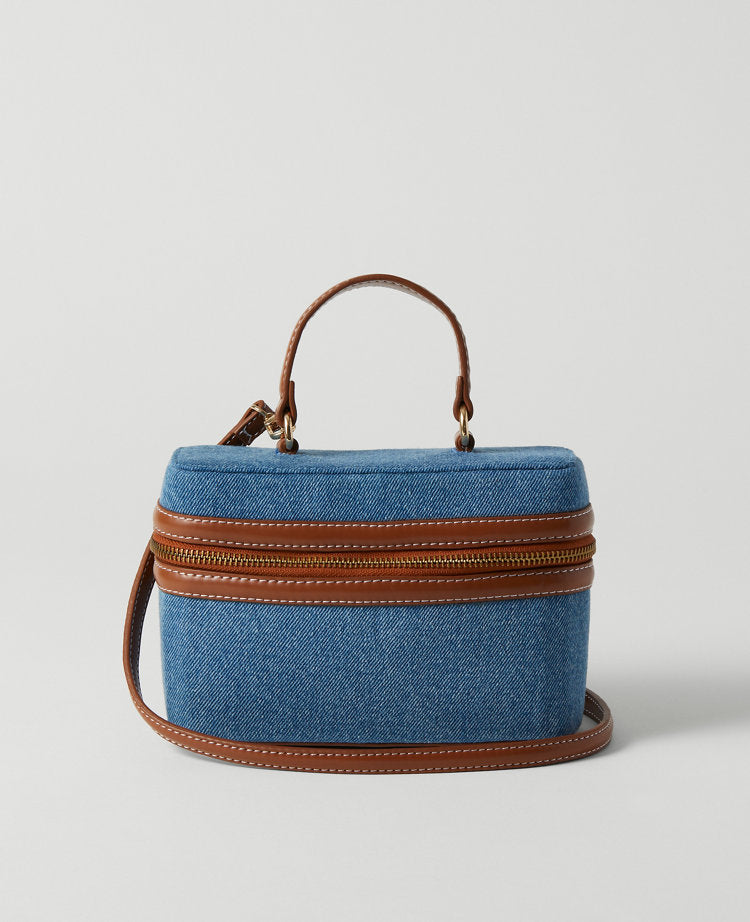 Weekend Collection Denim Jewelry Bag