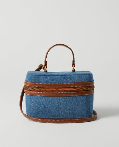 Weekend Collection Denim Jewelry Bag