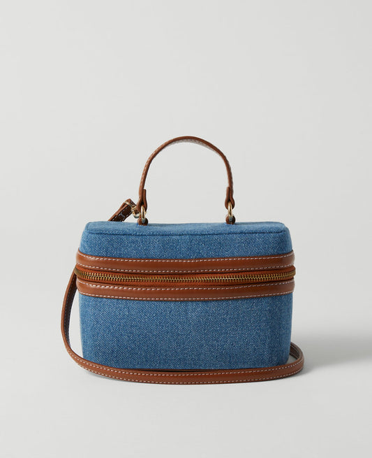 Weekend Collection Denim Jewelry Bag