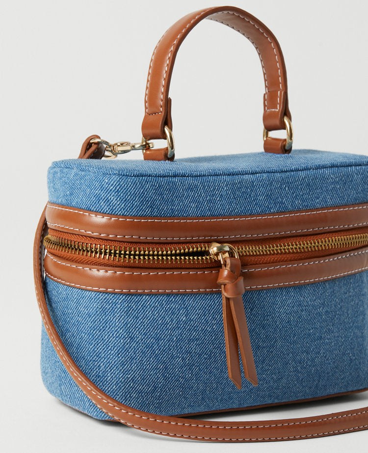 Weekend Collection Denim Jewelry Bag