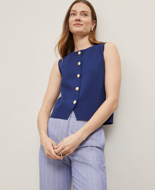 Crew Neck Sweater Vest