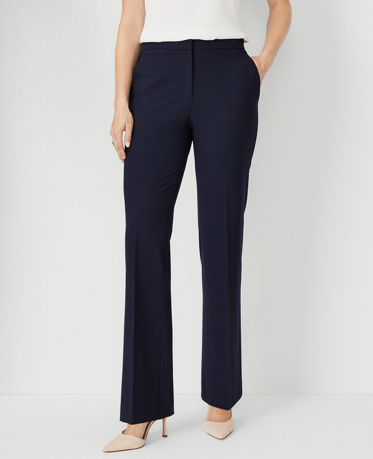 The Petite High Rise Trouser Pant in Seasonless Stretch - Curvy Fit