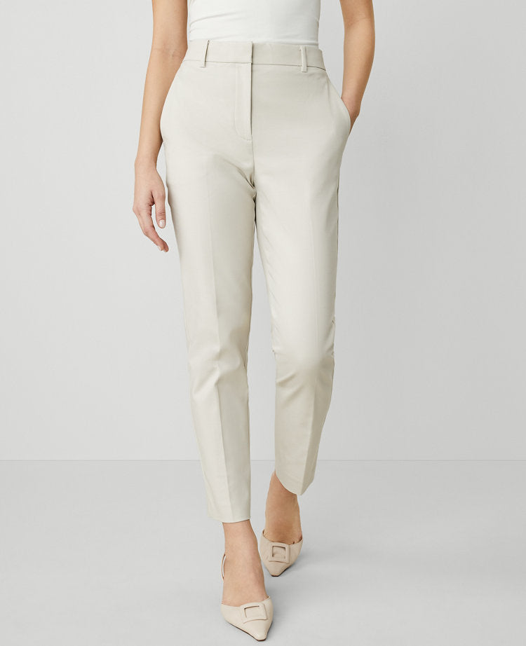 The High Rise Everyday Ankle Pant in Stretch Cotton
