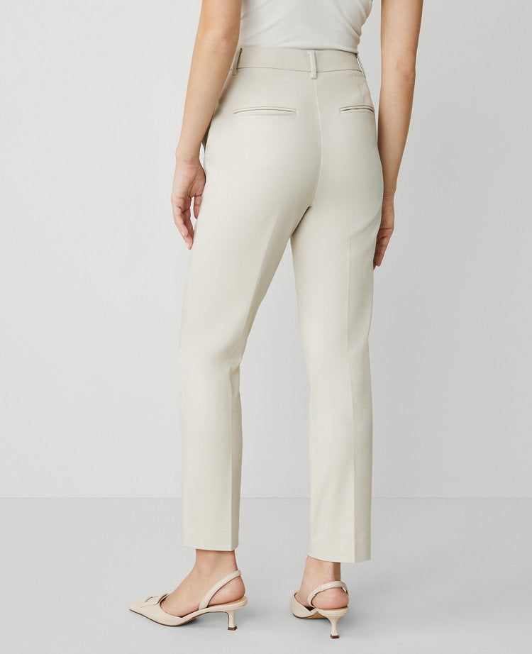 The High Rise Everyday Ankle Pant in Stretch Cotton