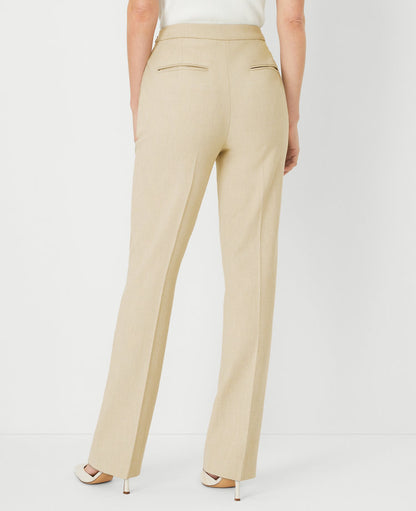 The Side Zip Straight Pant in Bi-Stretch - Curvy Fit