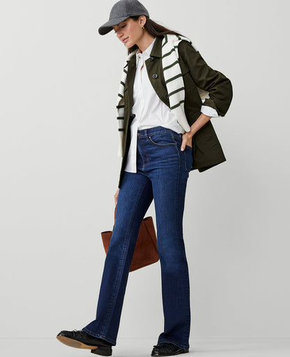 Mid Rise Boot Jeans in Dark Vintage Wash